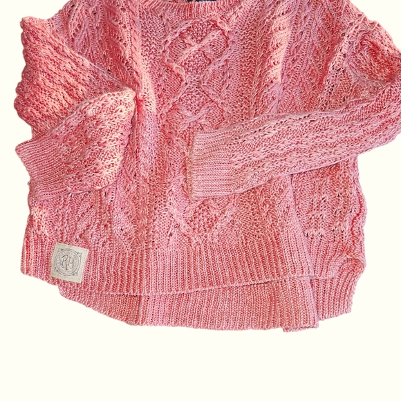 Polo by Ralph Lauren Toddler 3T Dusty Pink Crew Neck Sweater Worn Once - Picture 2 of 9
